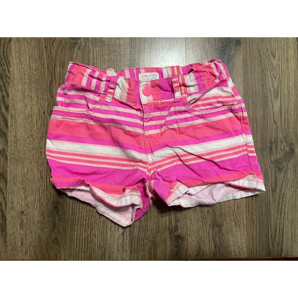 Est. 1989 Place Shorts, Girl's Youth Size 6x/7, Pink White